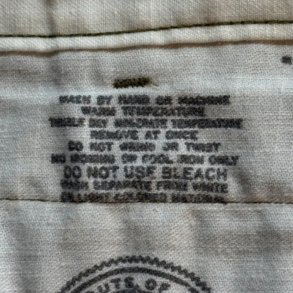 Boy Scouts of America 60s Uniform Blank Shirt & Pants Khaki Cotton‎ Poly Mens M